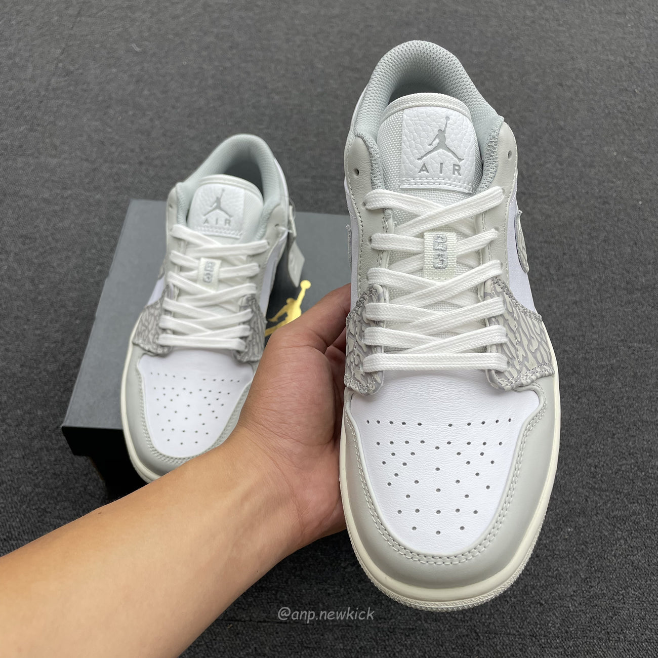 Air Jordan 1 Low PRM Smoke Grey Elephant DH4269-100