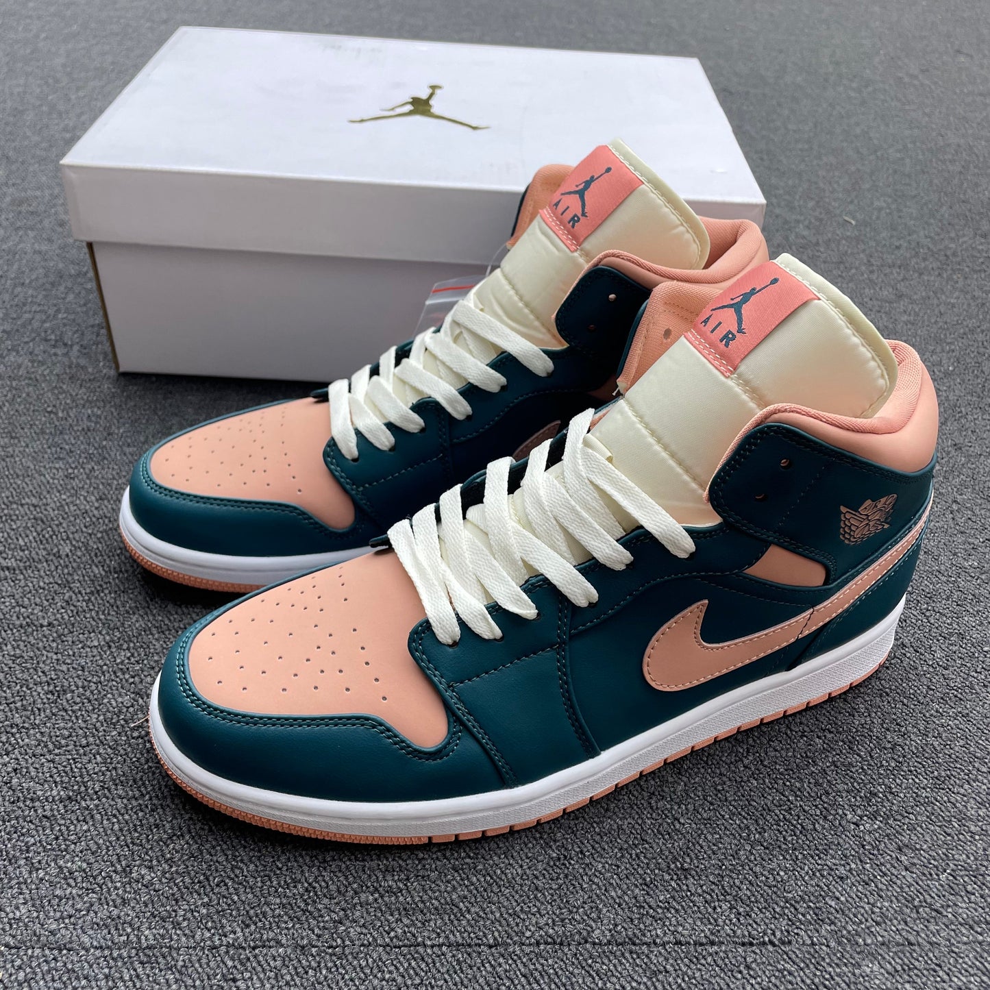 Air Jordan 1 Mid Dark Teal Green BQ6472-308