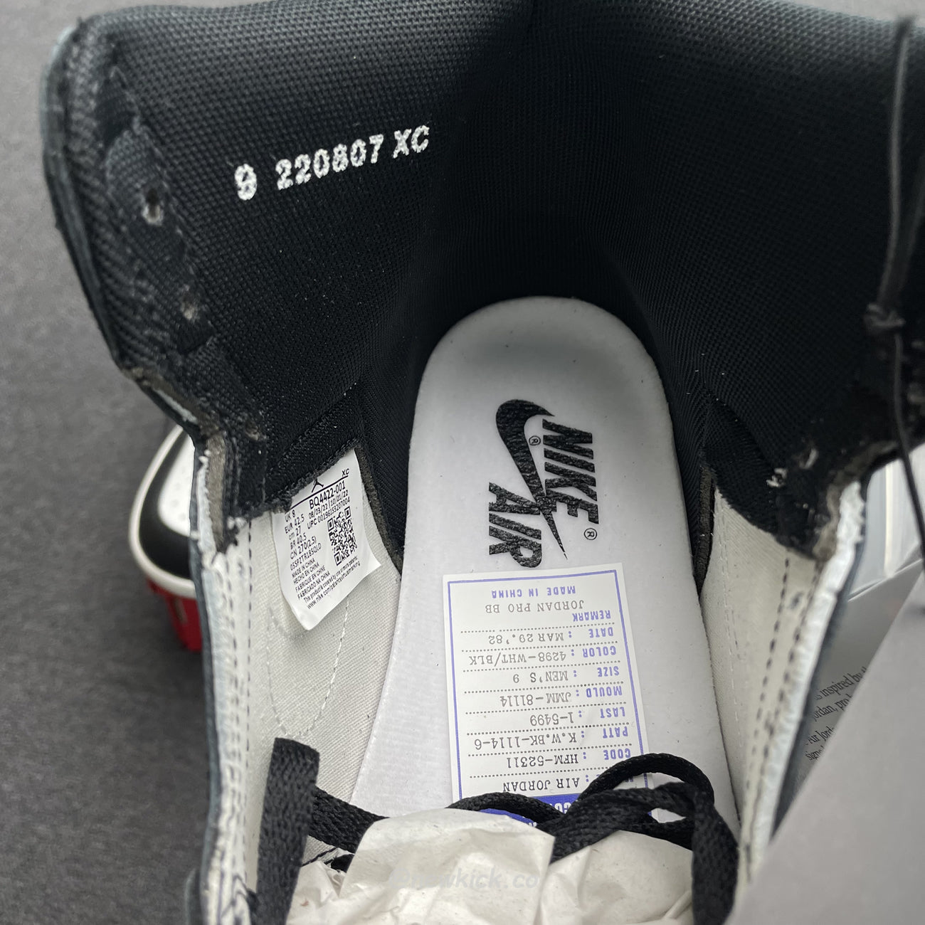 Air Jordan 1 Retro High 85 Black White 2023 BQ4422-001