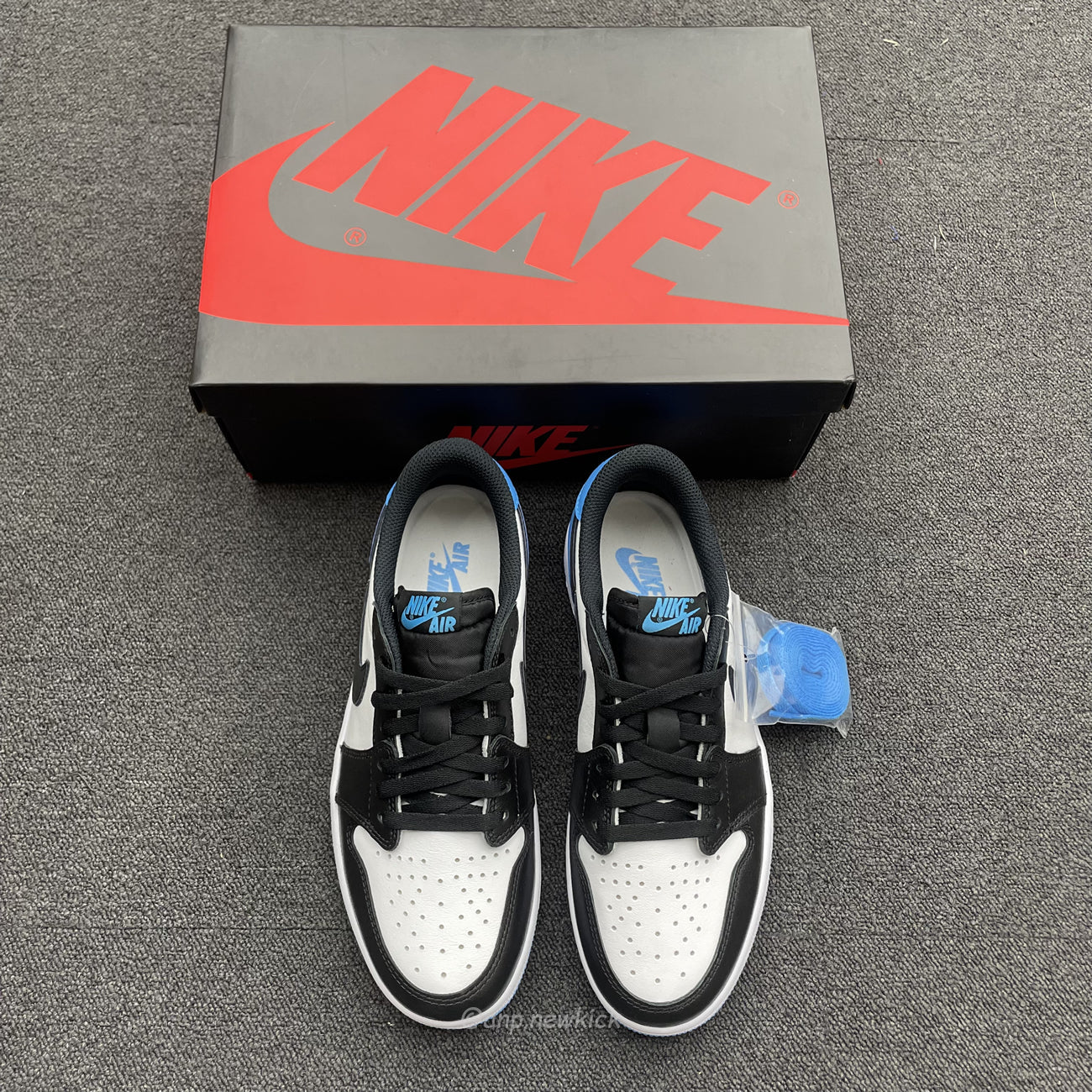 Air Jordan 1 Retro Low OG Black Dark Powder Blue CZ0790-104