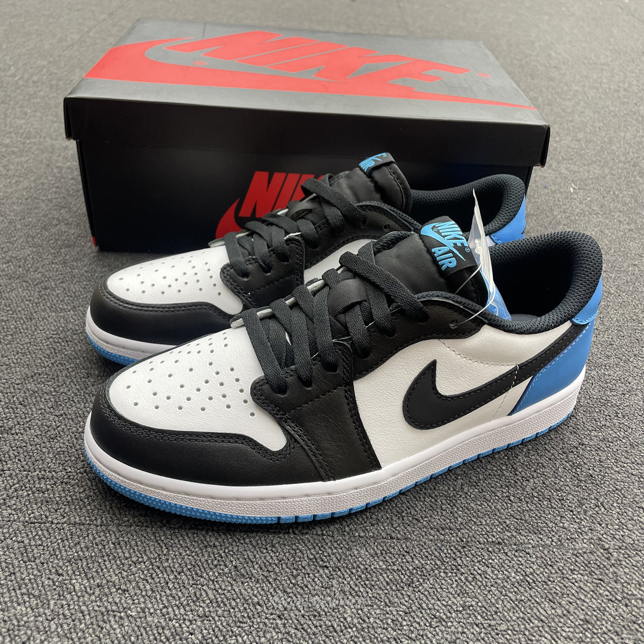 Air Jordan 1 Retro Low OG Black Dark Powder Blue CZ0790-104