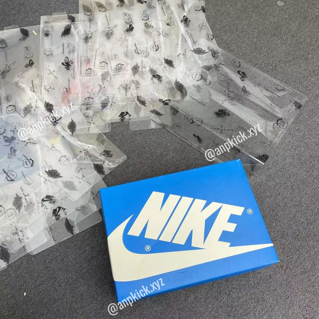 Travis Scott x Air Jordan 1 High OG SP Military Blue Collab With Fragment Cactus Jack Royal DH3227-105