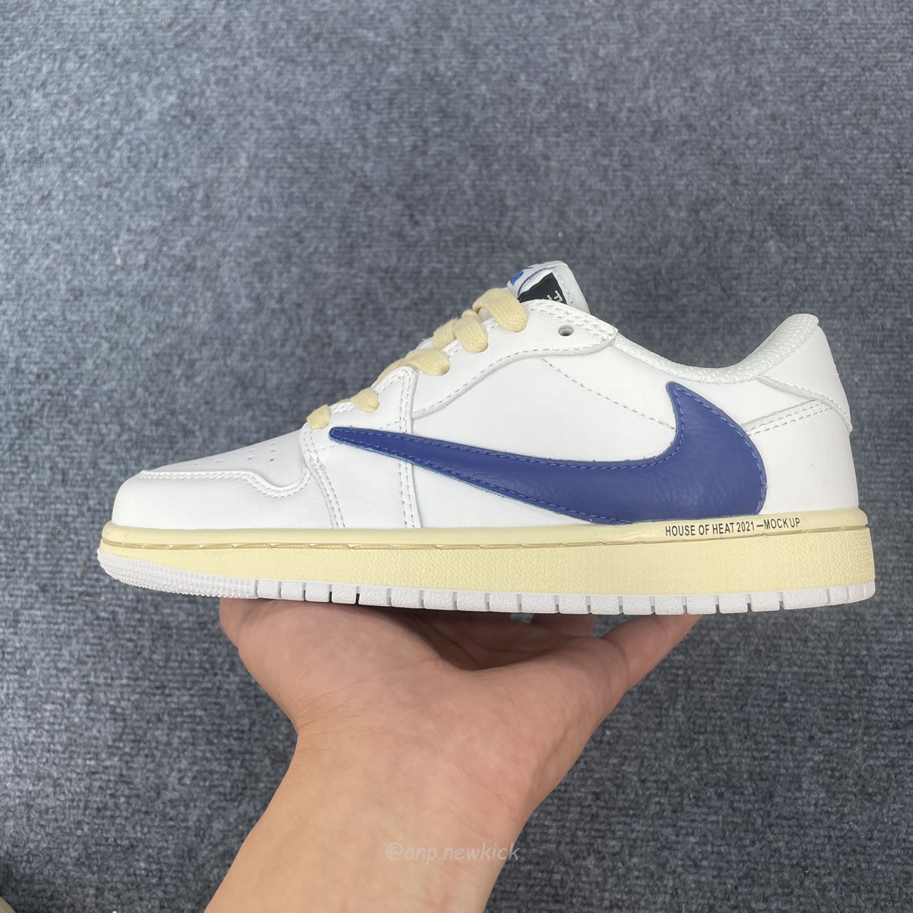 Travis Scott x fragment design x Air Jordan 1 Low White Blue DH68369-186