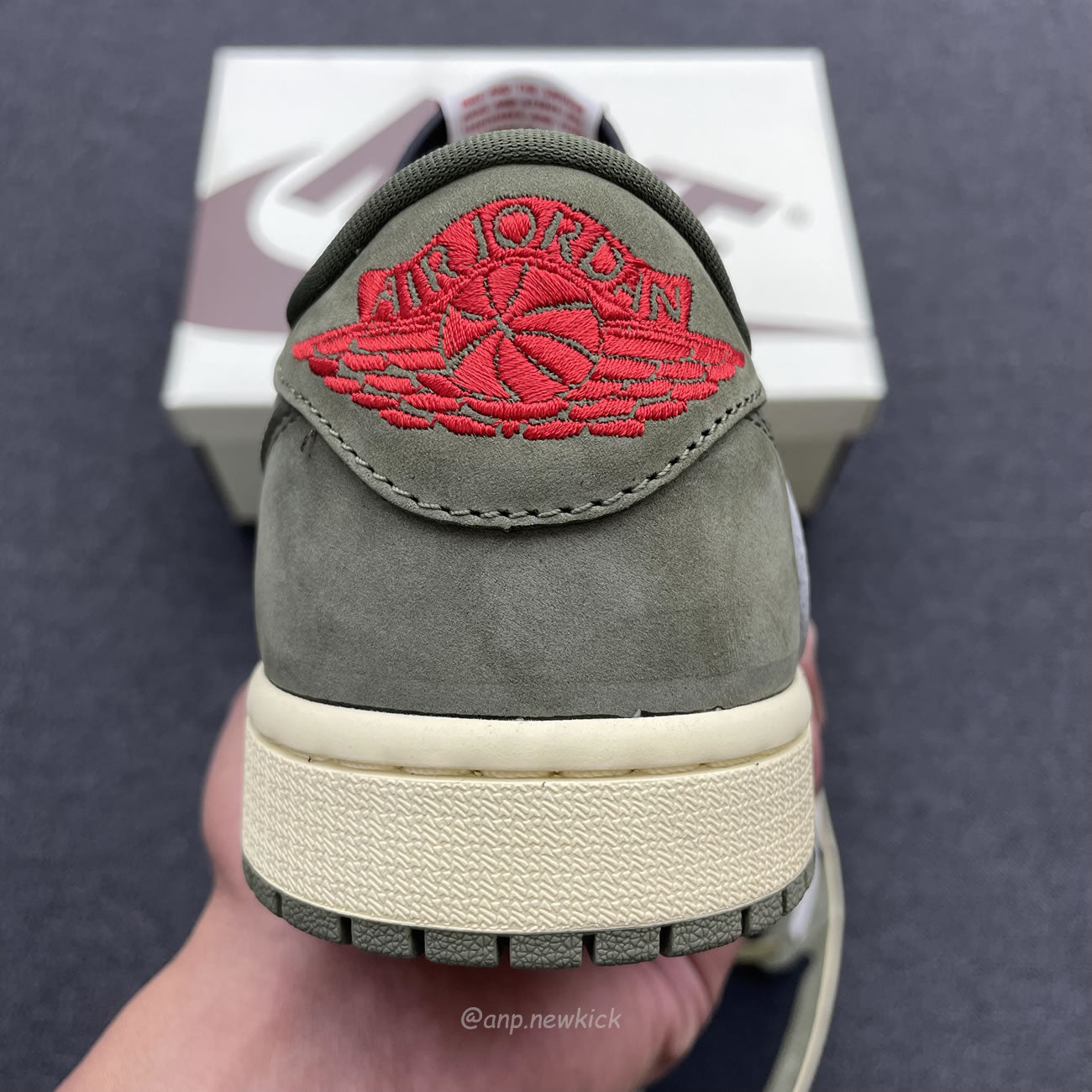 Travis Scott X Nike Air Jordan 1 Retro Low OG SP Black Olive DM7866-002