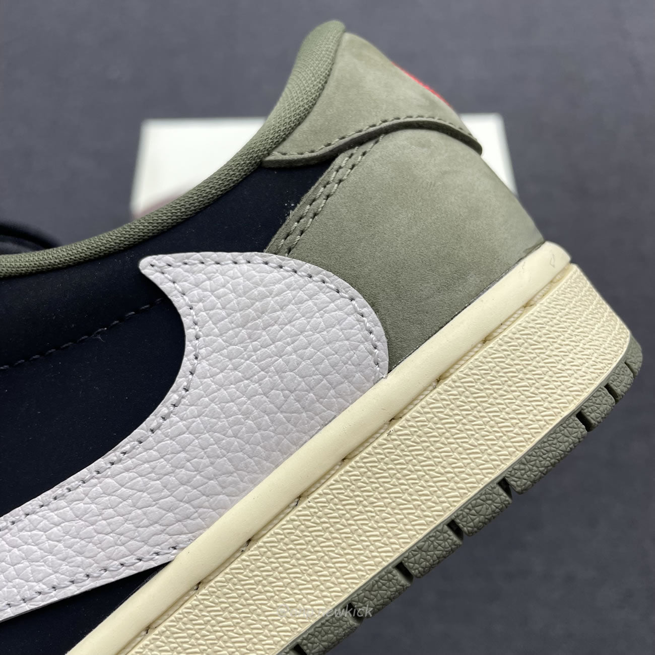 Travis Scott X Nike Air Jordan 1 Retro Low OG SP Black Olive DM7866-002
