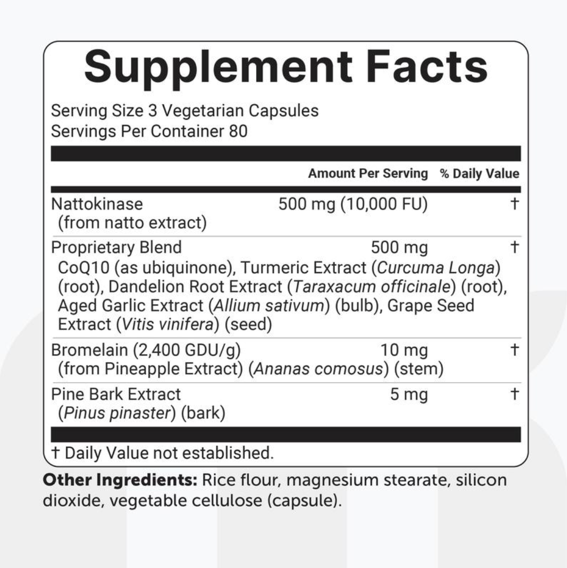 MicroLabs Nattokinase 10,000FU Complex