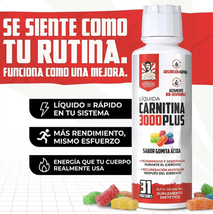 Carnitina Líquida 3000+