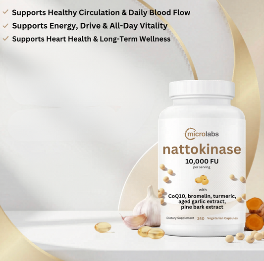MicroLabs Nattokinase 10,000FU Complex