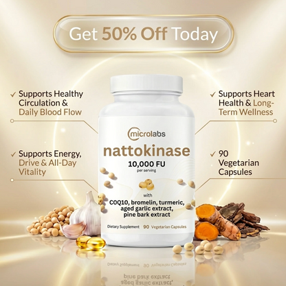 MicroLabs Nattokinase 10,000FU Complex