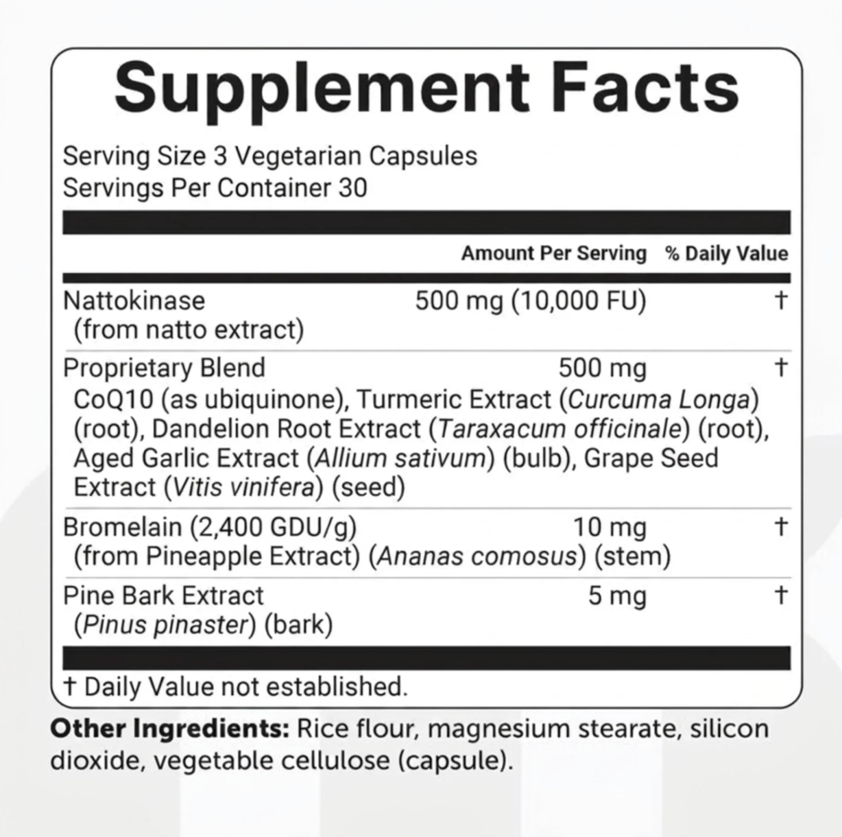 MicroLabs Nattokinase 10,000FU Complex