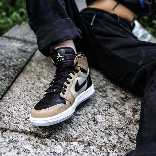 Air Jordan 1 High Premium Fossil Mens WMNS New AJ1 Shoes AH7389-003