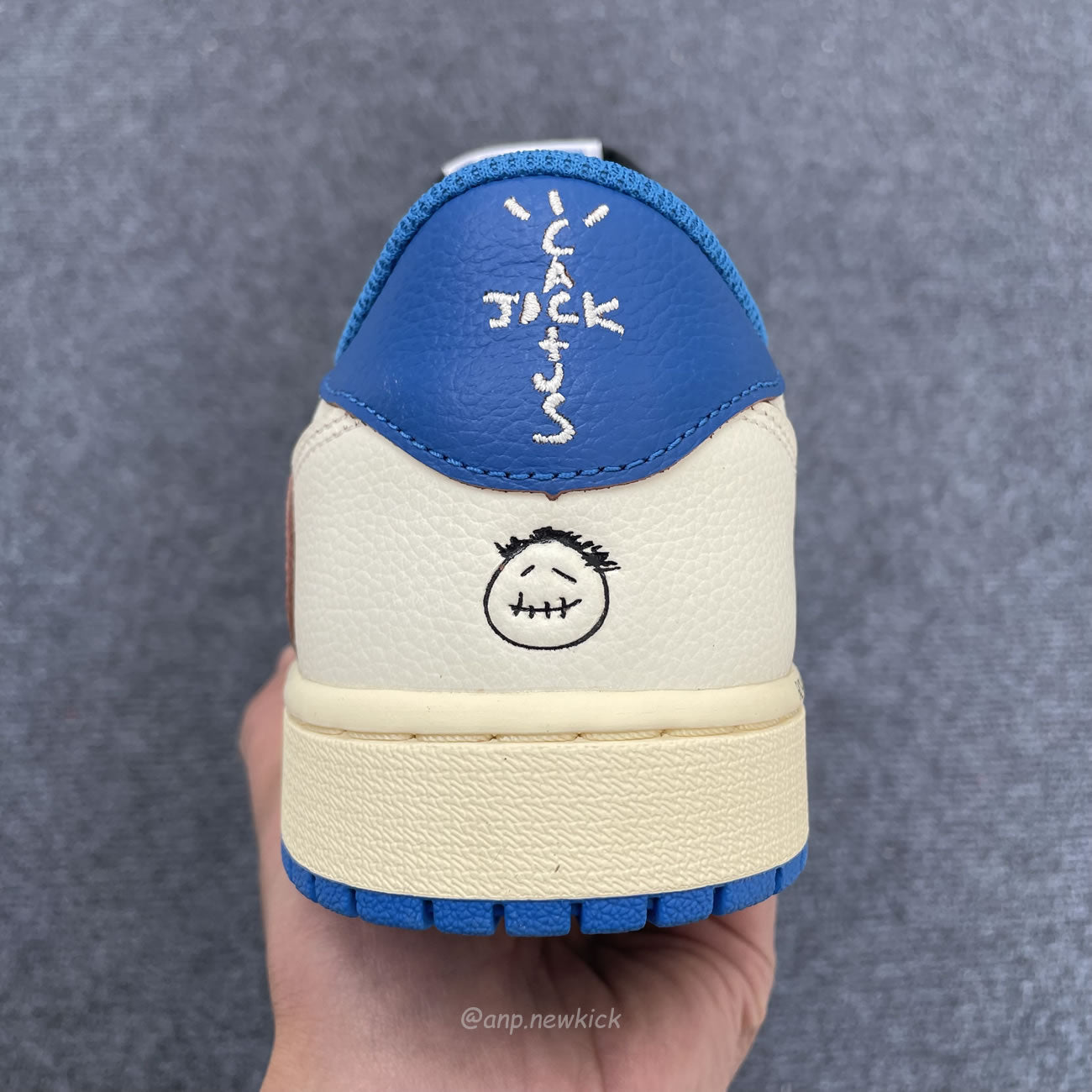 Air Jordan 1 Retro Low OG SP Fragment x Travis Scott Sail Military Blue DM7866-104