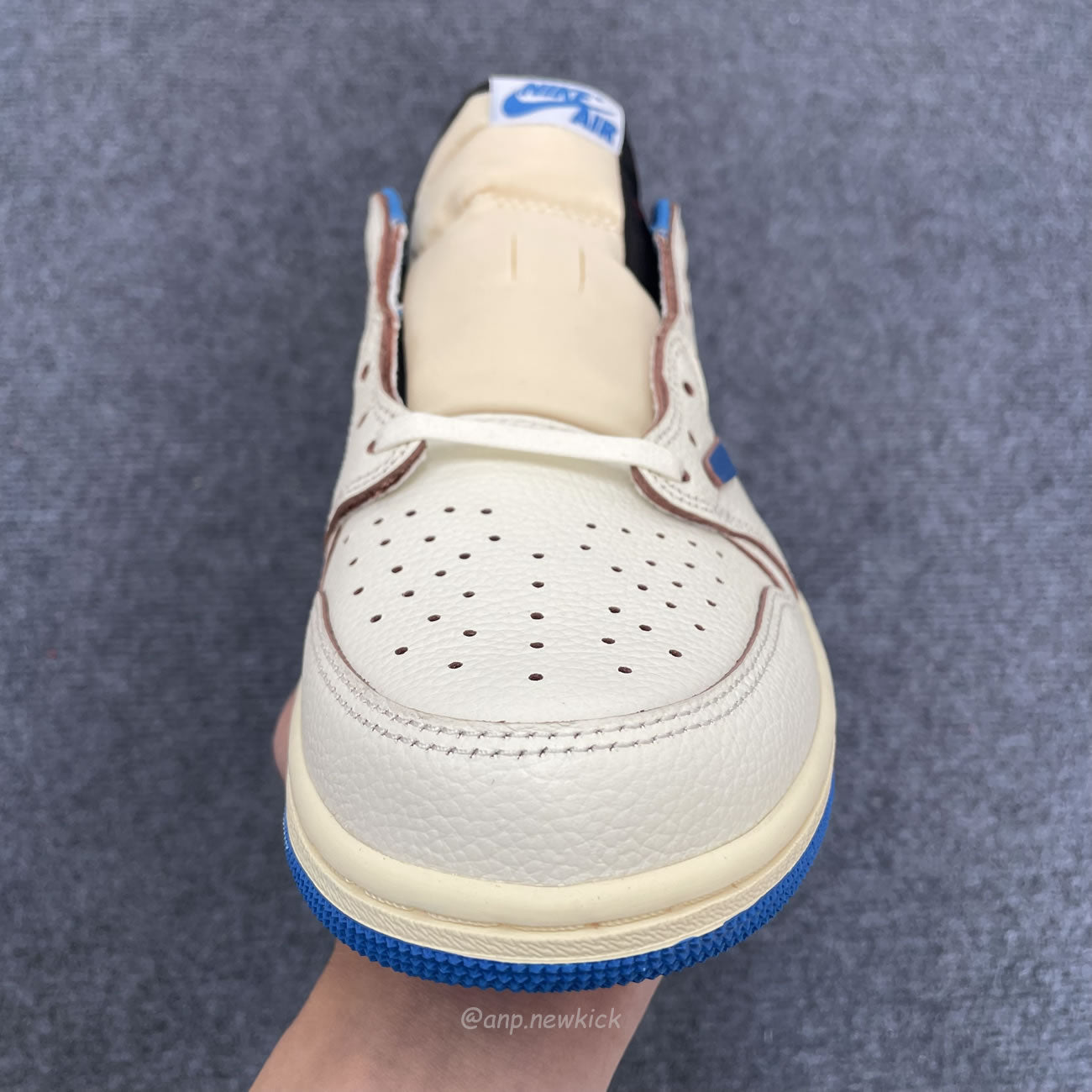 Air Jordan 1 Retro Low OG SP Fragment x Travis Scott Sail Military Blue DM7866-104