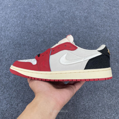 Air Jordan 1 Retro Low OG Trophy Room Rookie Card Home (Numbered) (with Numbered Trading Card) HV6157-100